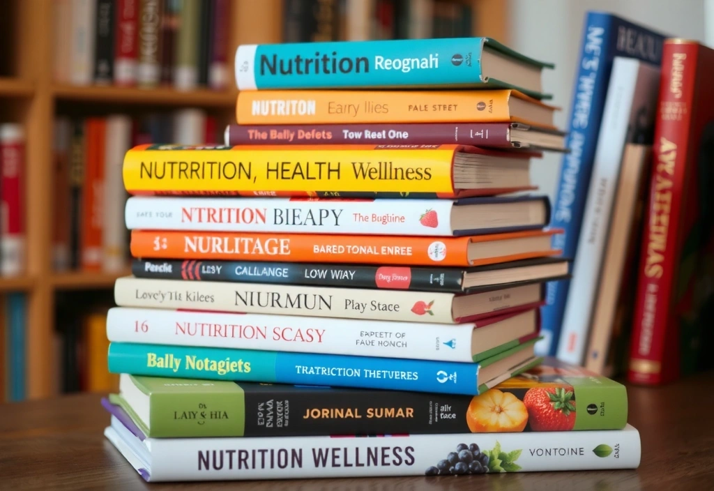Colectie de carti despre nutritie